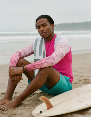 Men's Bloom men's short-sleeve rashguards