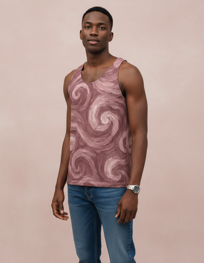 Men's Millennial Pink Orion Tank Top tank top
