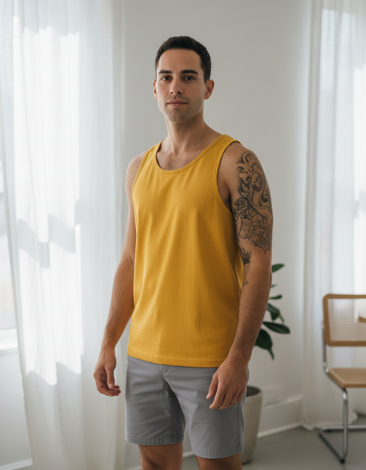 Marigold Tank Top Men's Tank Top — Dripper