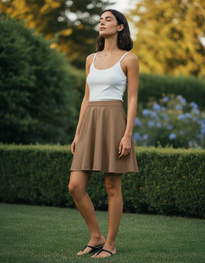 Leather Skater Skirt skater skirt