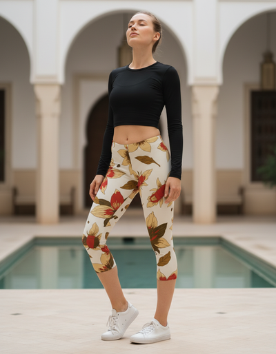 Amber Haze Zenith Capri Leggings capri leggings