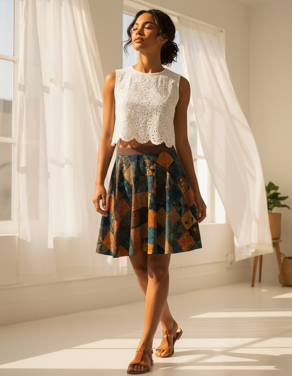 Fragment Skater Skirt