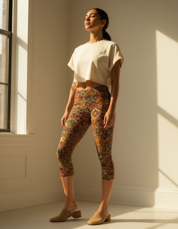 Nami Capri Leggings bikini — Dripper