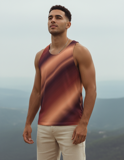 Men's Burnt Sienna Stratum Tank Top tank top