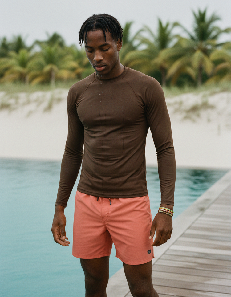 Coffee Bean Rash Guard Men's Rashguard — Dripper