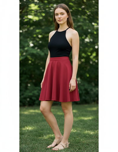 Alizarin Skater Skirt skater skirt