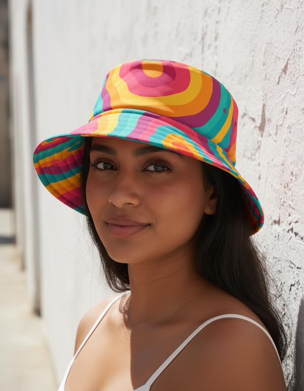 Crystal Wave Quartz Bucket Hat