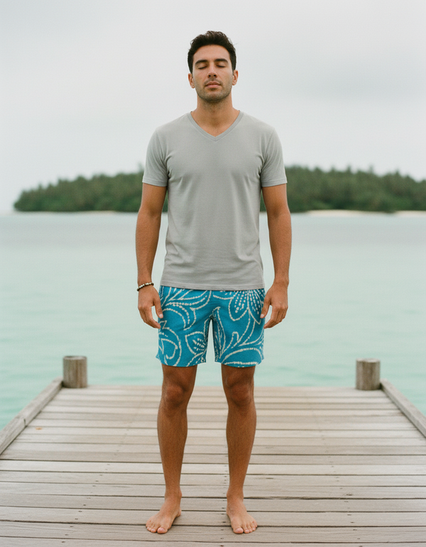 Men's Batik Collection Swim Trunks
