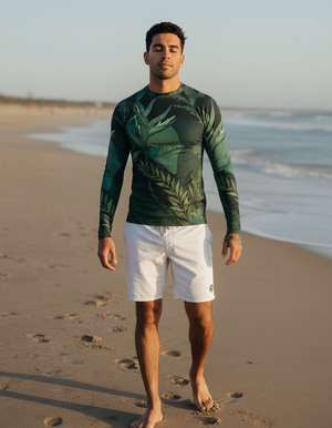 Alexandrite Tropique Rash Guard Men's Rashguard — Dripper