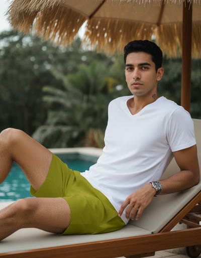 Olive Men's Swim Trunks swim trunks