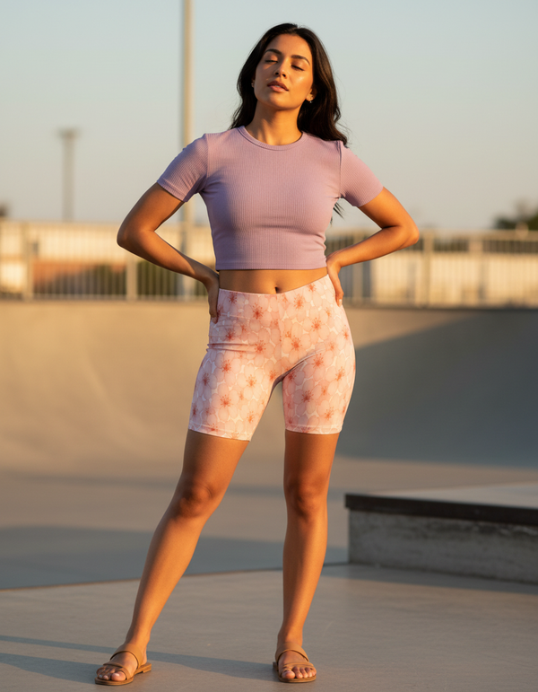 Women's Short Shorts in Petal
