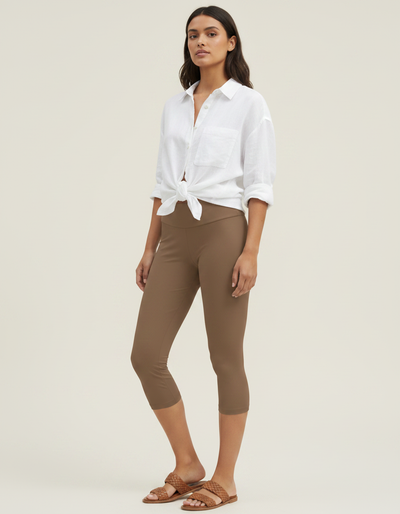 Hazelnut Capri Leggings capri leggings