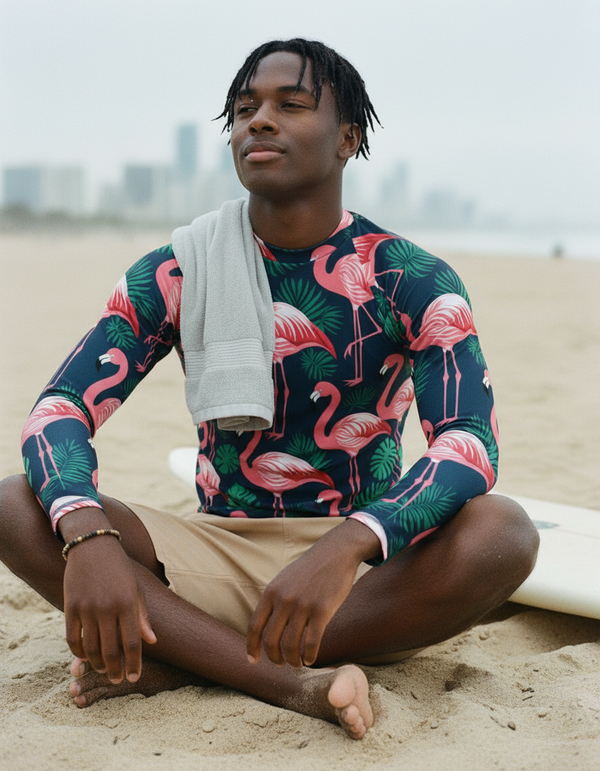 Flamingo Collection men's rashguards