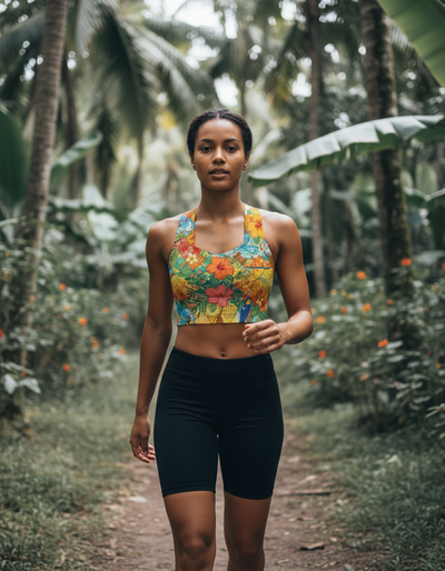 Kaimana Longline Sports Bra longline sports bra