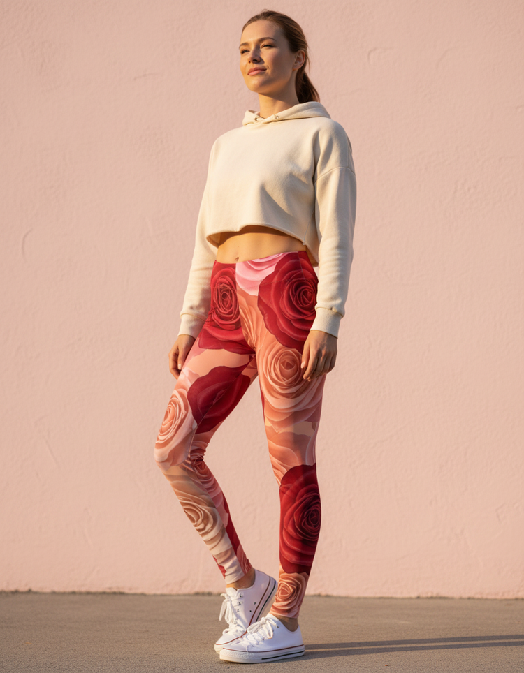 Women's Rose Leggings