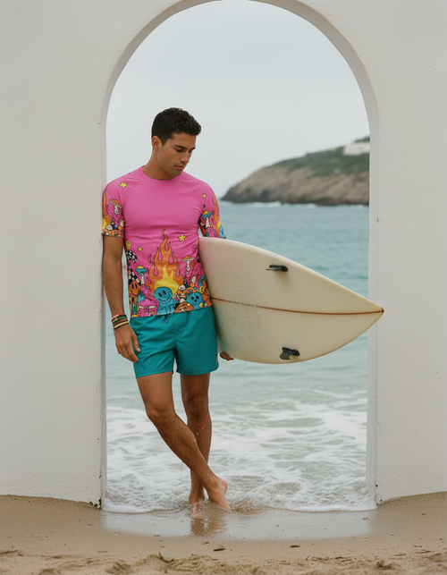 Fizz Rash Guard Men's Rashguard — Dripper