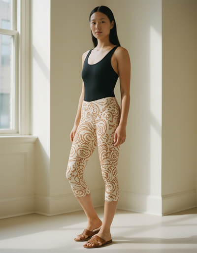Amber Haze Pavitra Capri Leggings capri leggings