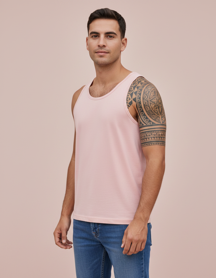 Millennial Pink Tank Top Men's Tank Top — Dripper