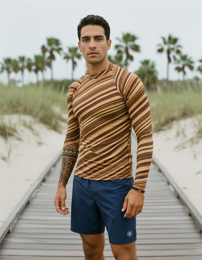 Men's Amber Haze Sway rash guard
