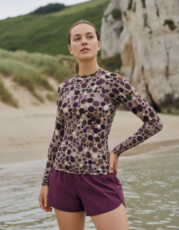 Rashguard in Angora Dapple