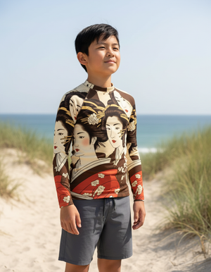 Coffee Bean Yume Youth Rash Guard Youth Rash Guard — Dripper