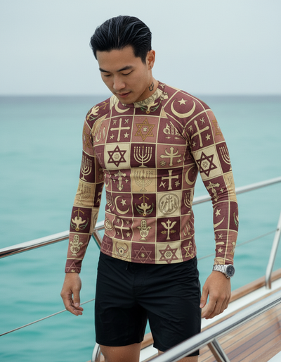 Men's Dusty Rose Unity rash guard