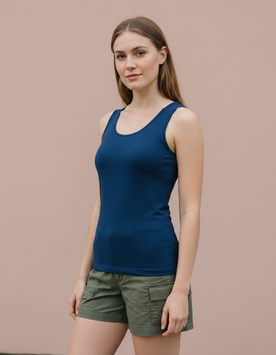 Women's Prussian Blue Tank Top tank top