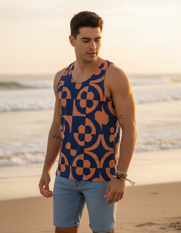Kaleido Tank Top Men's Tank Top — Dripper