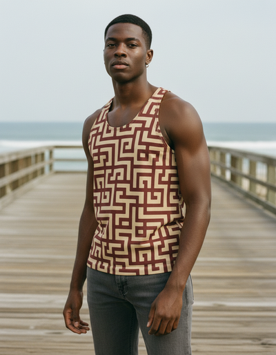 Men's Amaranth Kintsugi Tank Top tank top