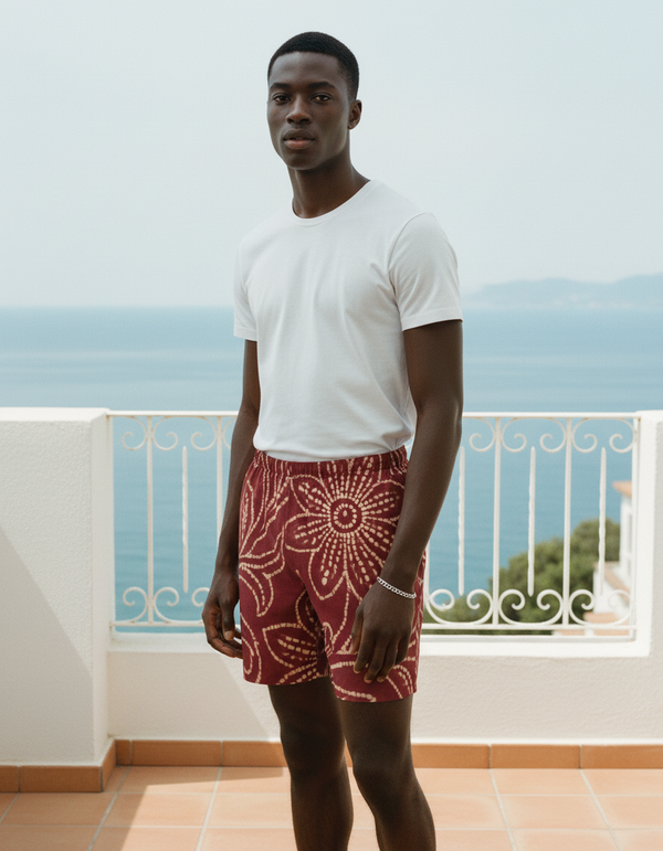 Men's Batik Collection Swim Trunks