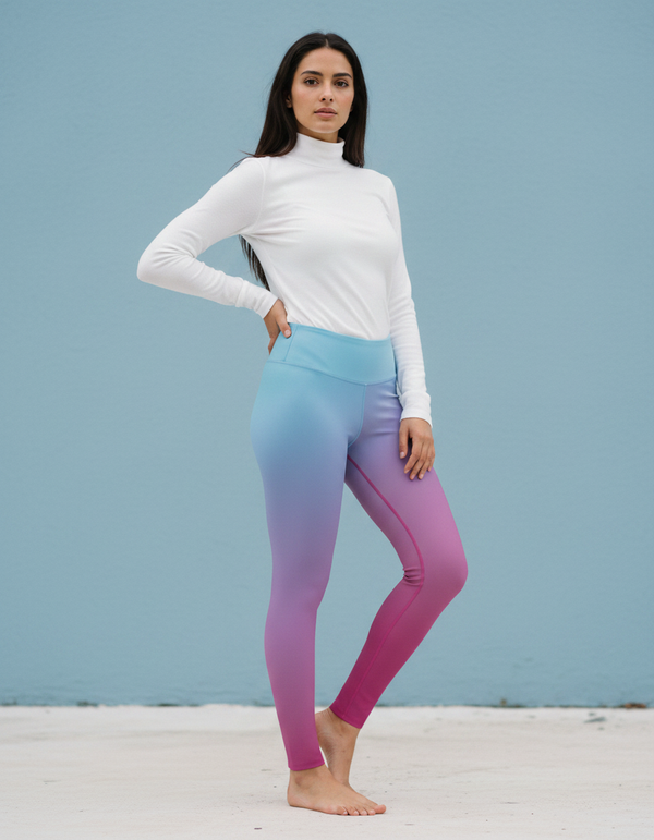 Leggings in Blue Aura Elysium