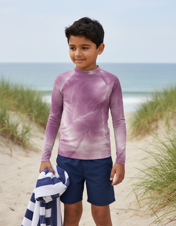 Kids Ice-Dye Rash Guard