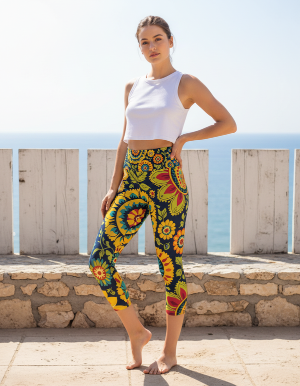 Zarif Capri Yoga Leggings bikini — Dripper
