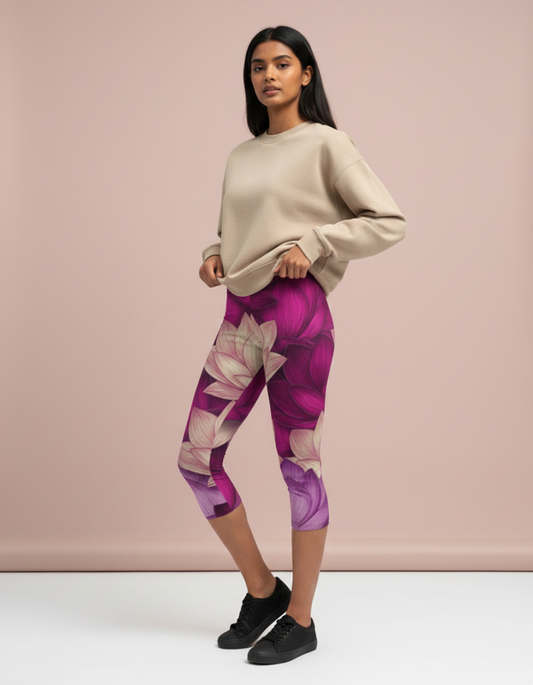 Tranquil Capri Leggings Capri Leggings — Dripper