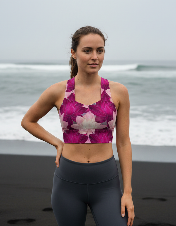 Lotus Collection longline sports bras