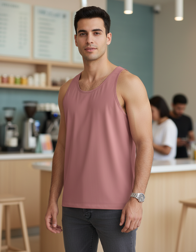 Men's Rose Gold Tank Top tank top
