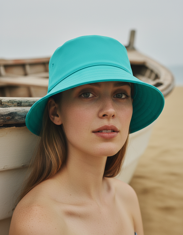 Bucket Hat in Turquoise