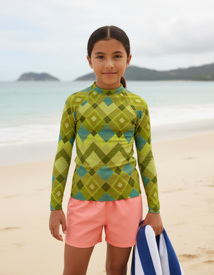 Acacia Horizon Kids Rash Guard Kids Rash Guard — Dripper