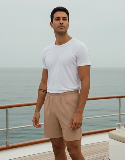Latte Men's Swim Trunks swim trunks