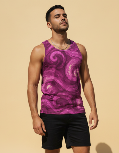 Men's Electric Fuchsia Orion Tank Top tank top