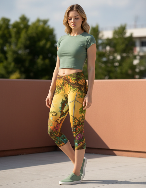 Elysium Capri Leggings Capri Leggings — Dripper