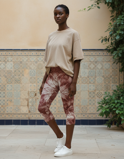 Amaranth Kumo Capri Leggings capri leggings