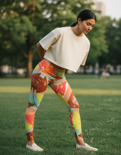 Burnt Sienna Surge Leggings leggings