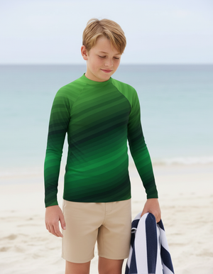 Sycamore Ripple Youth Rash Guard Youth Rash Guard — Dripper