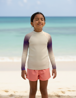 Angora Ripple Kids Rash Guard Kids Rash Guard — Dripper