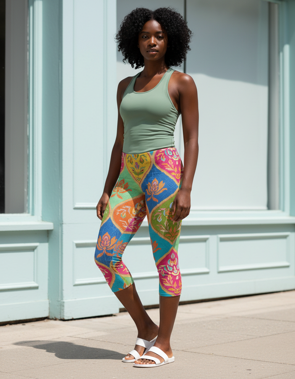 Nara Leggings Capri Leggings — Dripper