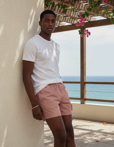 Rose Gold Men's Swim Trunks swim trunks