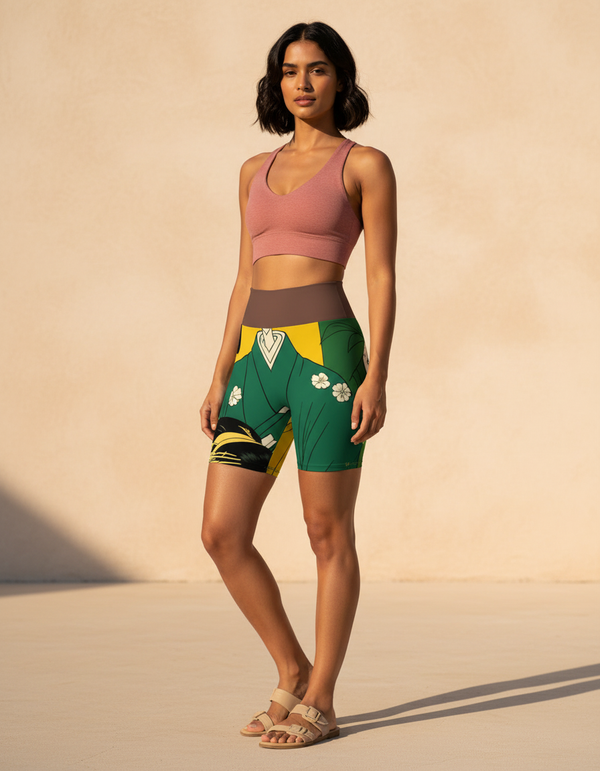 Utamaro Collection yoga shorts