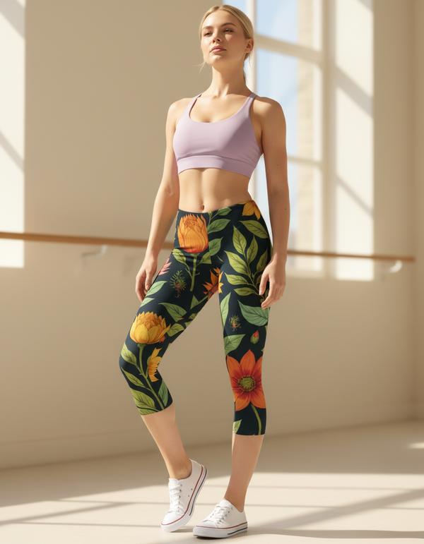 Verdant Capri Leggings Capri Leggings — Dripper