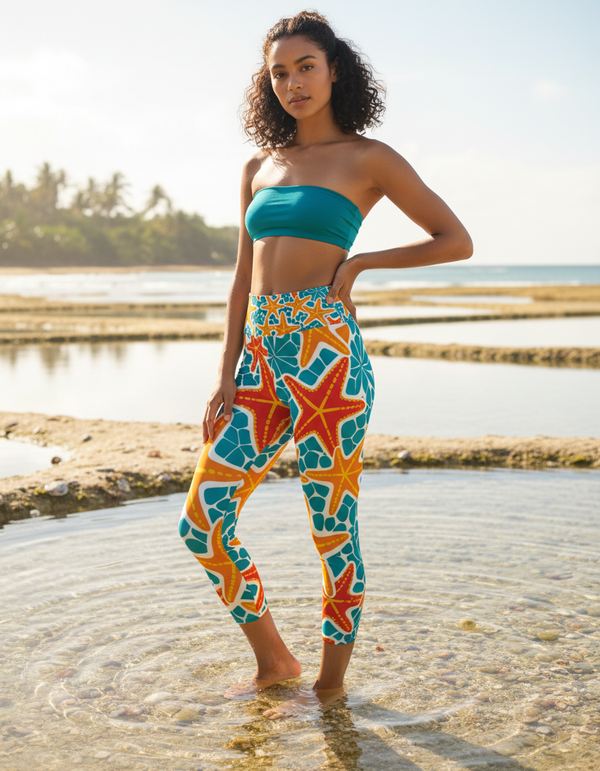 Celeste Capri Yoga Leggings bikini — Dripper